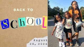 GRWU  1ST DAY OF SCHOOL VLOG 📓✏️📚 labkidz backtoschool [upl. by Anailuig]