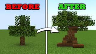 5 Minecraft tree designs that will SAVE your Minecraft build [upl. by Valma]