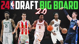 2024 NBA Draft Big Board 20  Risers amp Fallers [upl. by Bowra]