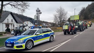 Ampel  Demo in Saarburg 6Januar 2024 [upl. by Gutow]