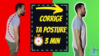 Tête en avant corrige ta posture avec ces exercices [upl. by Nolie]