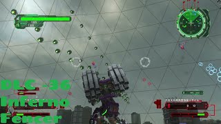 EDF 6 DLC 236 the Fencer missiles rain Manifestation Inferno  Earth Defense Force 6 [upl. by Calendra988]