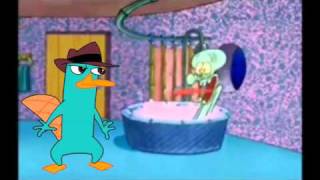 Agent P drops by Squidwards house sony vegas test [upl. by Nea]