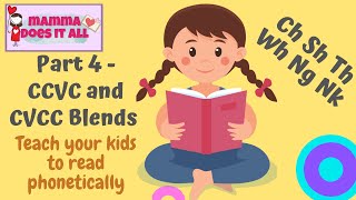 Teach your kids to read phonetically  Part 4  Digraphs and HFW  All About Phonics [upl. by Idnahs]