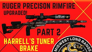 Ruger Precision Rimfire with Harrells Tuner [upl. by Ledairam]