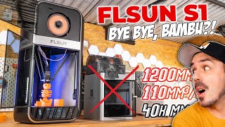 FLSUN S1  ULTRA Highspeed 3D Drucker neue Nummer 1 XXL Test [upl. by Peder123]