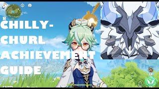 CHILLYCHURL ACHIEVEMENT GUIDE I FROSTARM LAWACHURL LOCATION I GENSHIN IMPACT [upl. by Attevad317]