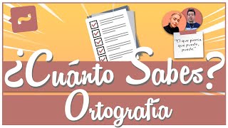 📝 Quiz Ortografía Mayúsculas minúsculas y tilde diacrítica preguntas tipo test [upl. by Asenab335]