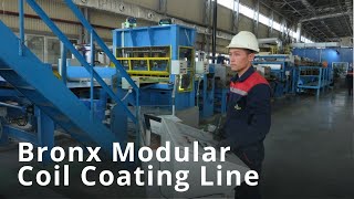 Bronx Groups Modular Coil Coating Line in Uzbekistan [upl. by Banebrudge]