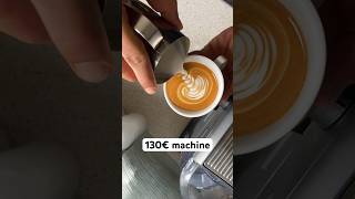 Low budget espresso machine latte art [upl. by Dlabihcra]