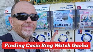 Casio Ring Watch from a Gacha Machine The Coolest Gadget for Just a Few Yen [upl. by Onitram]