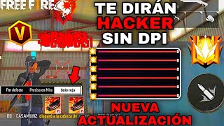 LA CONFIGURACIÓN PERFECTA PARA TODOS LOS DISPOSITIVOS SIN DPITODO ROJO EN FREE FIRE 2024 [upl. by Ardnaxila]