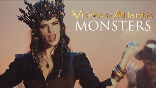 VISIONS OF ATLANTIS  MONSTERS Official Video  Napalm Records [upl. by Ramsey]