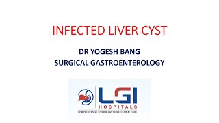 INFECTED LIVER CYST [upl. by Yecrad741]