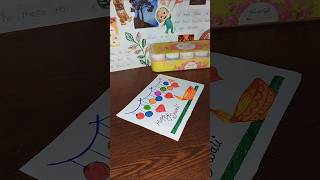 🎇Easy Diwali drawing with watercolor painting 🎨art penting shortfeed trending [upl. by Sherr407]