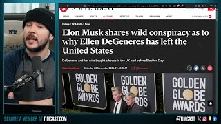 Ellen DeGeneres FLEES US Over Diddy Filed CONSPIRACY Goes Viral Media Claims Elon Musk SHARING IT [upl. by Igal259]