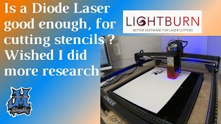 How I use a Laser cutter for stencils and Watch before buying one [upl. by Eimaj]