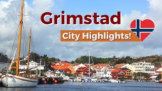 Grimstad City Highlights Beautiful Coastal Town in Southern Norway [upl. by Laehpar]