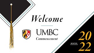 UMBC Winter Graduate Commencement 2022 [upl. by Sallad]