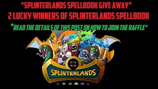 SPLINTERLANDS  SUMMONERS SPELLBOOK GIVEAWAY FILIPINO [upl. by Vincents]