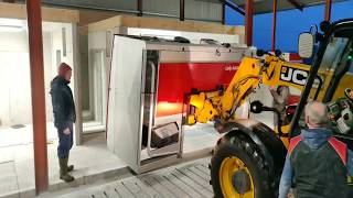 Two Lely A5 robots being installed [upl. by Thibaud]