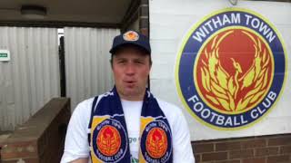 Witham Town FC match day vlog no 18 Witham Town vs Basildon United [upl. by Elleirbag]