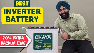 OKAYA PRO Power Inverter Battery Review 2024  Best Inverter Battery in India  Unboxing amp Review [upl. by Swords100]