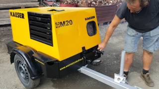 Motocompressore KAESER M 20 [upl. by Oirom]