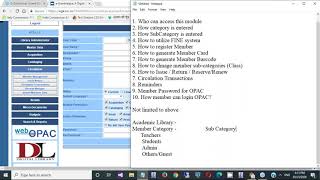 webinar on e Granthalaya Circulation Module [upl. by Eciuqram]