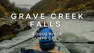 Grave Creek Falls Rogue River  Horizon Line Drop [upl. by Noira]