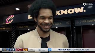 CavsWarriors Postgame Interview  Jarrett Allen on the teams 100 record quotWe are the championsquot [upl. by Damian387]