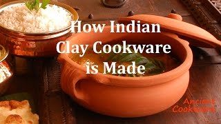 Ancient Cookware  How our Indian Clay Cooking Pots are Made [upl. by Nwahsel]