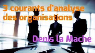 3 courants théoriques danalyse des organisations [upl. by Kcirreg311]