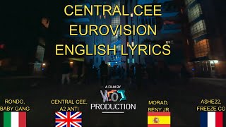 Central Cee  Eurovision Ft Rondodasosa  english lyrics [upl. by Sinylg]