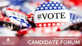 City of Mankato Council Candidate Forum [upl. by Grimbal336]