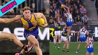 AFL quotFIRST YEAR PLAYERSquot moments 2024 [upl. by Ettenuahs]