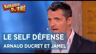 Arnaud Ducret et Jamel Debbouze  Le self défense  Marrakech du rire 2014 [upl. by Westfahl107]