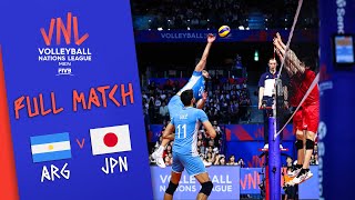 Argentina 🆚 Japan  Full Match  Men’s Volleyball Nations League 2019 [upl. by Yerocal]