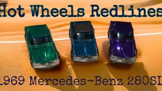 1969 MercedesBenz 280SL Hot Wheels Redlines hotwheels [upl. by Nivaj]