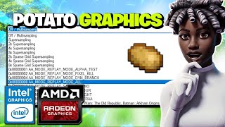 Finally Got Potato Graphics in Fortnite – New Method for AMD amp Intel Users [upl. by Chaves]