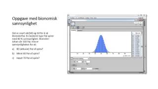 Binomisk sannsynlighet [upl. by Gasper]