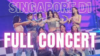 TWICE in Singapore Day 1 FULL CONCERT 4K Fan Cam  Ready to Be World Tour 090223 [upl. by Dever]