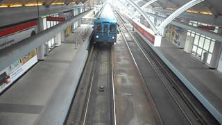 Budapest metro M2 at PillangĂł utca [upl. by Epillihp]