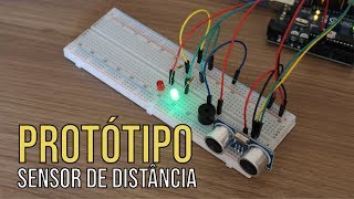 Como criar um Sensor de Estacionamento com Arduíno Protótipo [upl. by Malha]