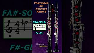 6Digitaciones del clarinete clarineteclarinetista [upl. by Angele]