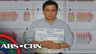 Jinggoy detained at Camp Crame for plunder [upl. by Drallim813]