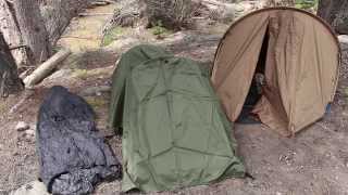 Special Forces Bivy Bag and Ionosphere Tent Review from the Rhino [upl. by Karlotta]