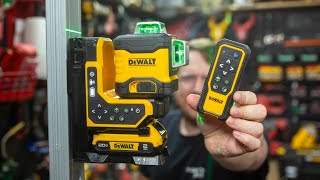 NEW Dewalt 3x360 Remote Control Laser  DCLE34035D1XE [upl. by Inimod]