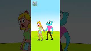 Gumball try to save her Gf  funny animation🧩 shorts gumball darwin theamazingworldofgumball [upl. by Kreit]