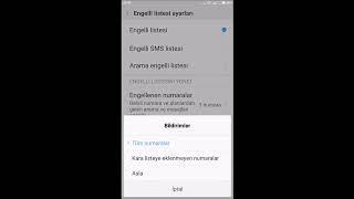 xioami numara engelleme kaldır xiaomi çağrı arama sms mesaj reddetme kişi kara liste kutusu [upl. by Nodnarb]